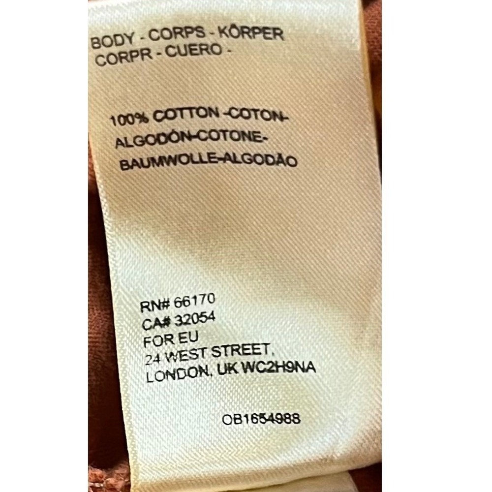 Free People Orange Corduroy Cargo Pants Wide Leg Utility Drawstring Women S - Picture 11 of 14